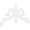 Ekena Millwork Pitch Florence Architectural Grade PVC Gable Pediment, 72"W x 42"H x 1"P (14/12) GPP072X042X100FLO - alternate 1